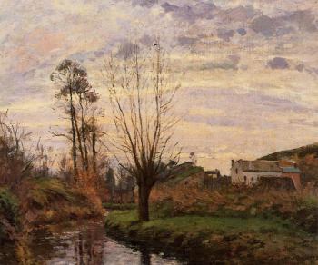 Camille Pissarro : Landscape with Small Stream